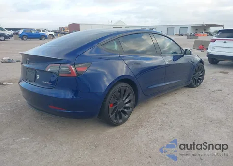2023 Tesla Model 3 Performance Dual Motor All-Wheel Drive from USA, damaged, VIN 5YJ3E1EC9PF628321